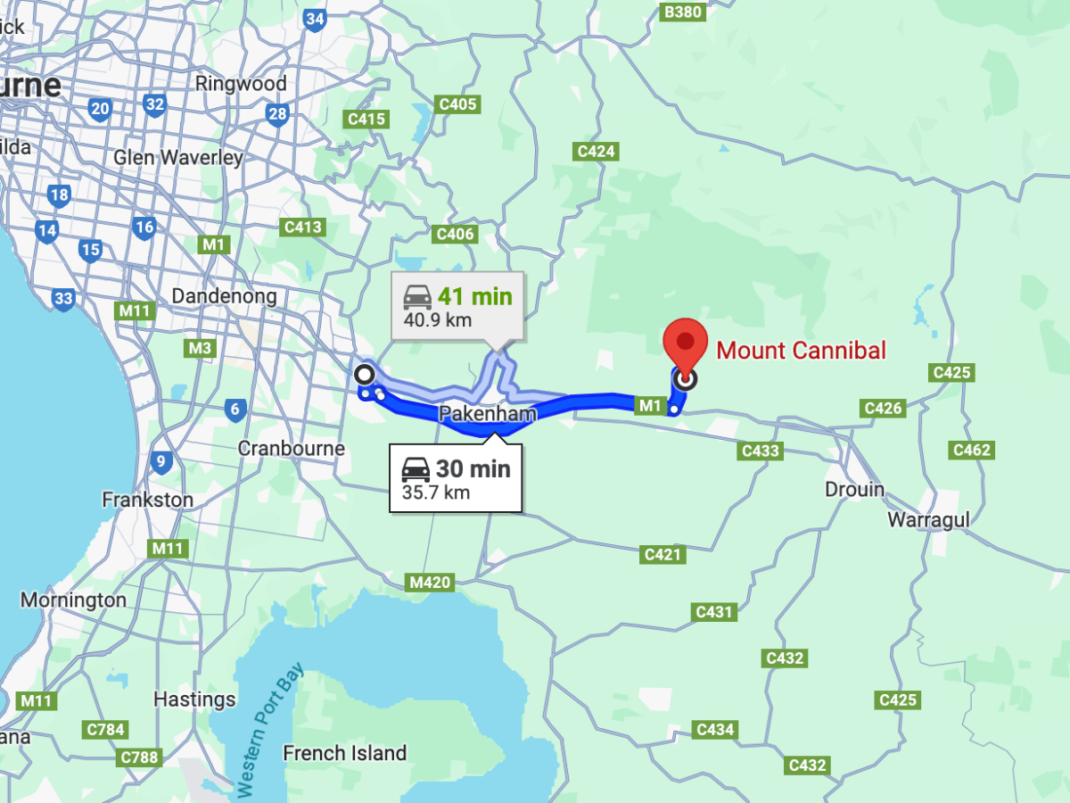 The view from Mount&nbsp;Cannibal